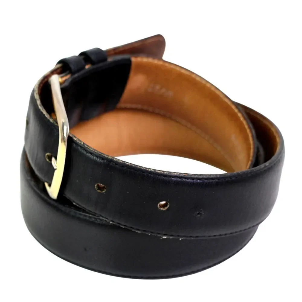 Reed St. James BLACK GENUINE LEATHER 1 1/8